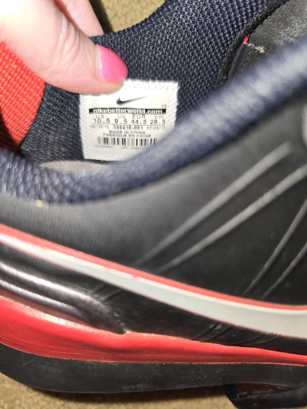Nike Tiger Woods Golf Soft Spikes Size 10.5 - Picture 7 of 7